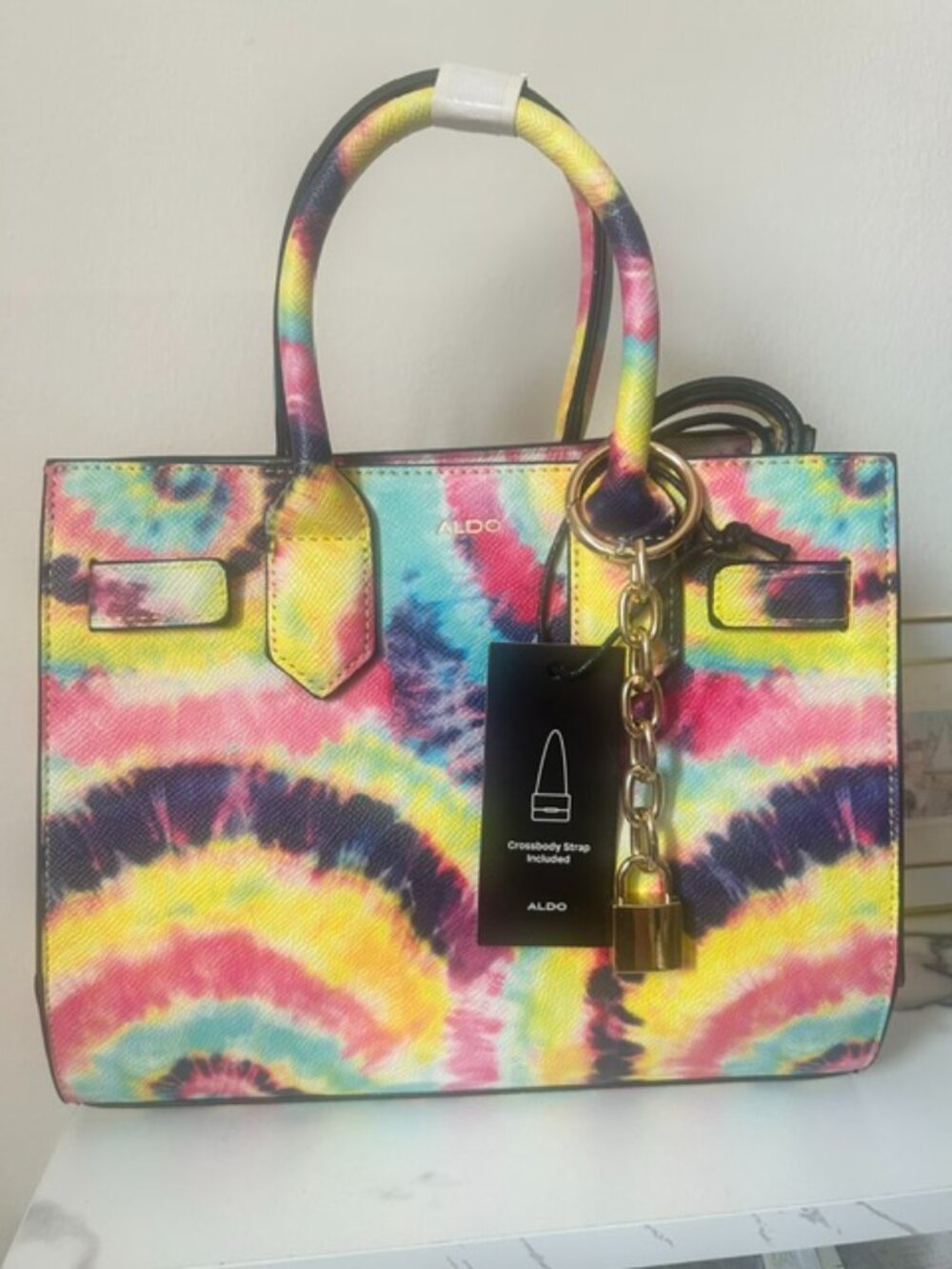 ALDO Olaoma Tie Dye Crossbody Hand Bag NWT